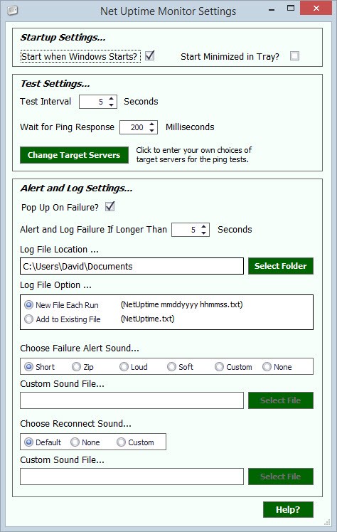 NUM Settings NUM Settings